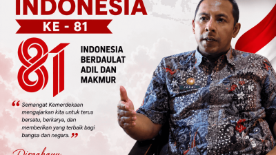 Direktur Utama Perumda Air Minum Kabupaten Sumenep Sampaikan Ucapan HUT RI ke-81