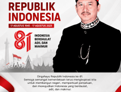 Kepala Bappeda Sumenep Sampaikan Ucapan HUT ke-81 Kemerdekaan RI