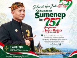 Direktur Utama BPRS Bhakti Sumekar Hairil Fajar Sampaikan Ucapan Selamat Hari Jadi Kabupaten Sumenep ke-757, Usung Semangat “Songennep Jaja Rajja”