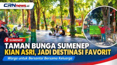 Taman Bunga Sumenep Kian Asri, Jadi Destinasi Favorit Warga untuk Bersantai Bersama Keluarga