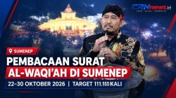 Pembacaan Surat Al-Waqi’ah di Sumenep Berlangsung 22–30 Oktober 2026, Ini Sasarannya