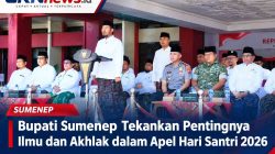 Bupati Sumenep Tekankan Pentingnya Ilmu dan Akhlak dalam Apel Hari Santri 2026