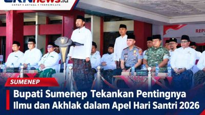 Bupati Sumenep Tekankan Pentingnya Ilmu dan Akhlak dalam Apel Hari Santri 2026